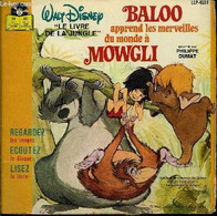 Livre-Disque 45t // Baloo Apprend Les Merveilles Du Monde à Mowgli - Walt Disney / Rudyard Kipling - 1967 - 45 Rpm - Maxi-Singles