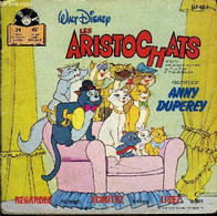 Pochette Livre-Disque 45t // Les Aristochats - Walt Disney / Tom Rowe Et Tom McGowan - 1971 - 45 Rpm - Maxi-Singles