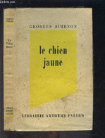 LE CHIEN JAUNE - SIMENON GEORGES - 1946 - Simenon