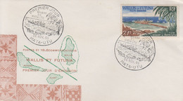 Enveloppe  FDC  1er  Jour    WALLIS  ET   FUTUNA    Wharf  De  MATA - UTU   1965 - FDC