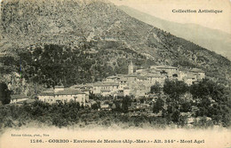 Gorbio * Panorama Du Village * Le Mont Agel * Environs De Menton - Autres & Non Classés