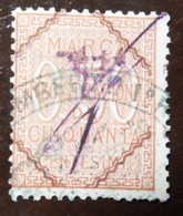 MARCA  50 Centesimi - CIFRA E LOSANGHE AGLI ANGOLI - VEDI FOTO - Revenue Stamps