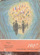 Calendrier Missionnaire 1967. - Collectif - 1967 - Agenda & Kalender