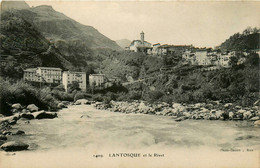 Lantosque * Panorama Du Village Et Vue Sur Le Rivet - Lantosque