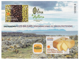 2021-ED. 5465 H.B. Gastronomía D.O. Protegidas Illes Balears 2021. Queso Mahón-Menorca Y Oliva De Mallorca  - NUEVO - Unused Stamps