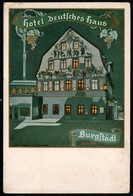 E9202 - Burgstädt Hotel Deutsches Haus - Burgstaedt