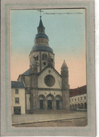 CPA - (88) SENONES- Aspect De L'Eglise Et De L'Abbaye Dans Les Années 20 - Carte Colorisée Rare - Senones