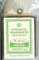 RDV - Pochettes 53x41 Fond Noir (simple Soudure) - Bandes Cristal