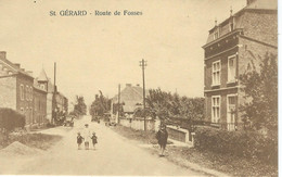 ST. GERARD (METTET) : Route De FOSSES - RARE CPA - Mettet