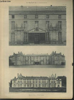 Façades Et Détail De La Porte Principale - Planche N°1-2-3 En Noir Et Blanc Extraite De L'ouvrage "Le Château La Malmais - Art