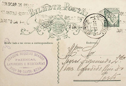 1931 Inteiro Postal Tipo «Lusíadas» 25 R. Verde Enviado De Freixo De Numão (Vila Nova De Foz Côa) Para O Porto - Postal Stationery
