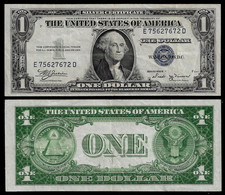 UNITED STATES SILVER CERTIFICATE BANKNOTE - 1 DOLLAR 1935B - BLUE SEAL - VF (NT#03) - Silver Certificates – Títulos Plata (1928-1957)