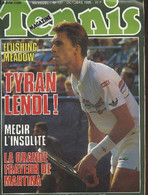 Tennis Magazine N°127 Octobre 1986 (un Poster De Stefan Edberg Inclus). Sommaire : La Chronique D'Hervé Duthu - Critériu - Livres