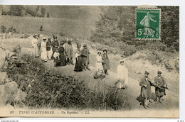 CPA TYPES D'AUVERGNE. UN BAPTEME - France - 0 - Empfänge