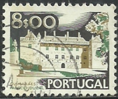 Portugal 1972-1981 Sem Data Paisagens E Monumentos Palácio Ducal Guimarães  Ducal Palace Guimaraes Cancel - Usado