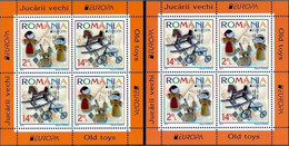 Roumanie Romania CEPT 2015  Europa 2 Blocs Type I Et II *** MNH Old Toys Speelgoed - 2015