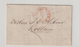 (A353.53) Brief Leeuwarden -> Kollum Met Bestelling 1859 - Covers & Documents