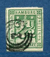 ⭐ Hambourg - YT N° 10 - Oblitéré - 1864 ⭐ - Hamburg (Amburgo)