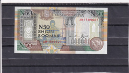 Somalila 50 N Shillings 1991 Unc - Autres - Afrique