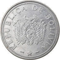 Monnaie, Bolivie, Boliviano, 2008, SUP, Stainless Steel, KM:205 - Bolivië