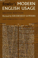 A DICTIONARY OF MODERN ENGLISH LANGUAGE - FOWLER H. W. - 1972 - Wörterbücher