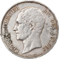 Monnaie, Belgique, Leopold I, 5 Francs, 1853, TTB, Argent, KM:2.1 - 5 Francs