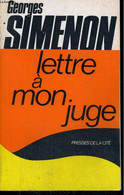 LETTRE A MON JUGE - SIMENON Georges - 1967 - Simenon