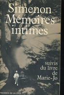 MEMOIRES INTIMES - SIMENON Georges - 1981 - Simenon