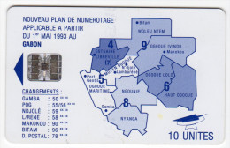 GABON REF MV CARDS GAB-24  SC7 10U - Gabun