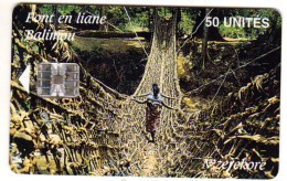 GUINEE REF MV CARDS GUI-13 ROPE BRIDGE - Guinée