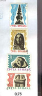 Collection De 4 Timbres-poste, Neufs Et Oblitérés, De Roumanie. Série : Bustes En Bronze. - TIMBRE-POSTE - 1957 - Philately And Postal History