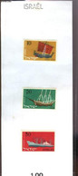 Collection De 3 Timbres-poste Neufs, D'Israël. Série : Bateaux. - TIMBRE-POSTE - 0 - Philatélie Et Histoire Postale