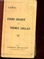 COURS GRADUE DE THEME ANGLAIS - ELWALL A. - 0 - Langue Anglaise/ Grammaire