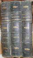DICTIONNAIRE FRANCAIS ILLUSTRE ENCYCLOPEDIE UNIVERSELLE - 2 TOMES EN 3 VOLUMES - COLLECTIF - 1876 - Wörterbücher