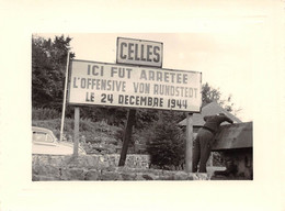 Belgique - Namur - Houyet - CELLES-sur-LESSE - Ici Fut Arrêtée L'Offensive Von Rundstedt 24 Décembre 1944 - Guerre 39-45 - Houyet