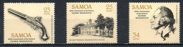 SAMOA. N°506-8 De 1982. George Washington. - George Washington