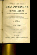 Nouveau Dictionnaire Allemand-français Et Français-allemand Du Langage Littéraire, Scientifique Et Usuel - ROTTECK K. - - Atlanten