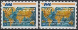 Central Africa Centrafrique 2019 Mi. 9030 - 9031 Joint Issue 20e Anniversaire EMS 20 Years Emission Commune E.M.S. UPU - Gezamelijke Uitgaven