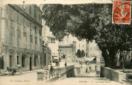 Grasse * La Place Neuve * Le Restaurant Du Commerce - Grasse