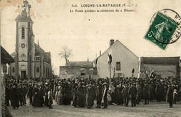 LOIGNY LA BATAILLE LA FOULE PENDANT LA CEREMONIE DU 2 DECEMBRE - Loigny