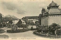 Menton * Le Kiosque à Musique Et Le Careï * Parc Jardin Place - Menton