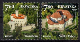 Croatia 2017. Europa - CEPT.  Castles.   MNH - Croatie