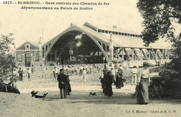 St Brieuc * Gare Centrale Des Chemin De Fer Départementaux Au Palais De Justice * Travaux !! - Saint-Brieuc