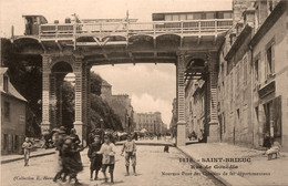 St Brieuc * Pont Chemin De Fer ( Train Locomotive ) * Rue De Gouëdic - Saint-Brieuc