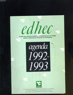 EDHEC - AGENDA 1992 1993 - COLLECTIF - 1992 - Terminkalender Leer