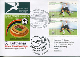 Germany First Flight Card - Football FIFA World Cup South Africa - 2010 – South Africa