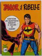 ZAGOR ZENITH  ROSSO PRIMA RISTAMPA - N.  90 - NO MANIFESTO (CART 42) - Zagor Zenith