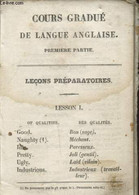 COURS GRADUE DE LA LANGUE - COLLECTIF - 0 - Langue Anglaise/ Grammaire