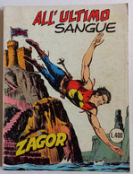 ZAGOR ZENITH  ROSSO PRIMA RISTAMPA - N.  92  (CART 42) - Zagor Zenith