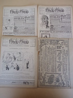 Lot 3 Numéros - Journal Humoristique - Le Frou-Frou - Nos 1 - 2 - 3 - 20 Octobre 1900 - Avec Publicité - 1900 - 1949